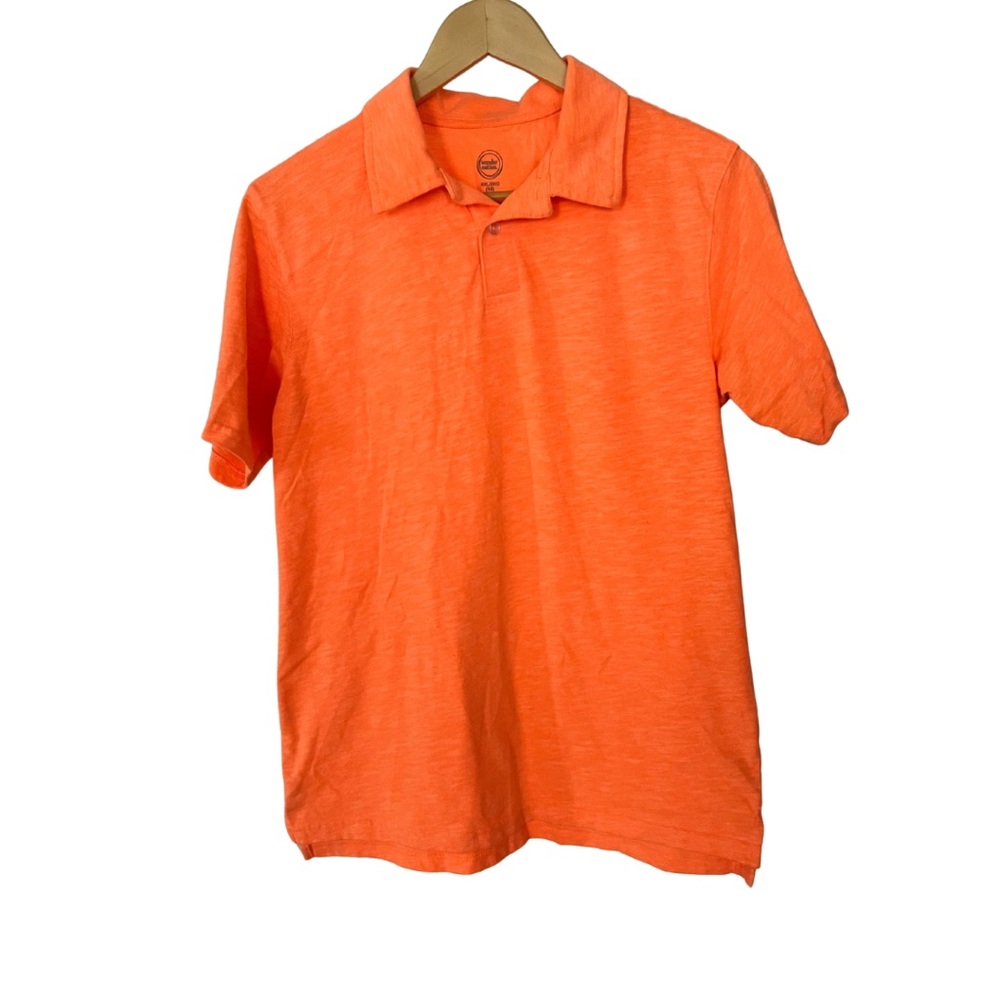 EUC Boys Wonder Nation Bright Orange Polo Shirt